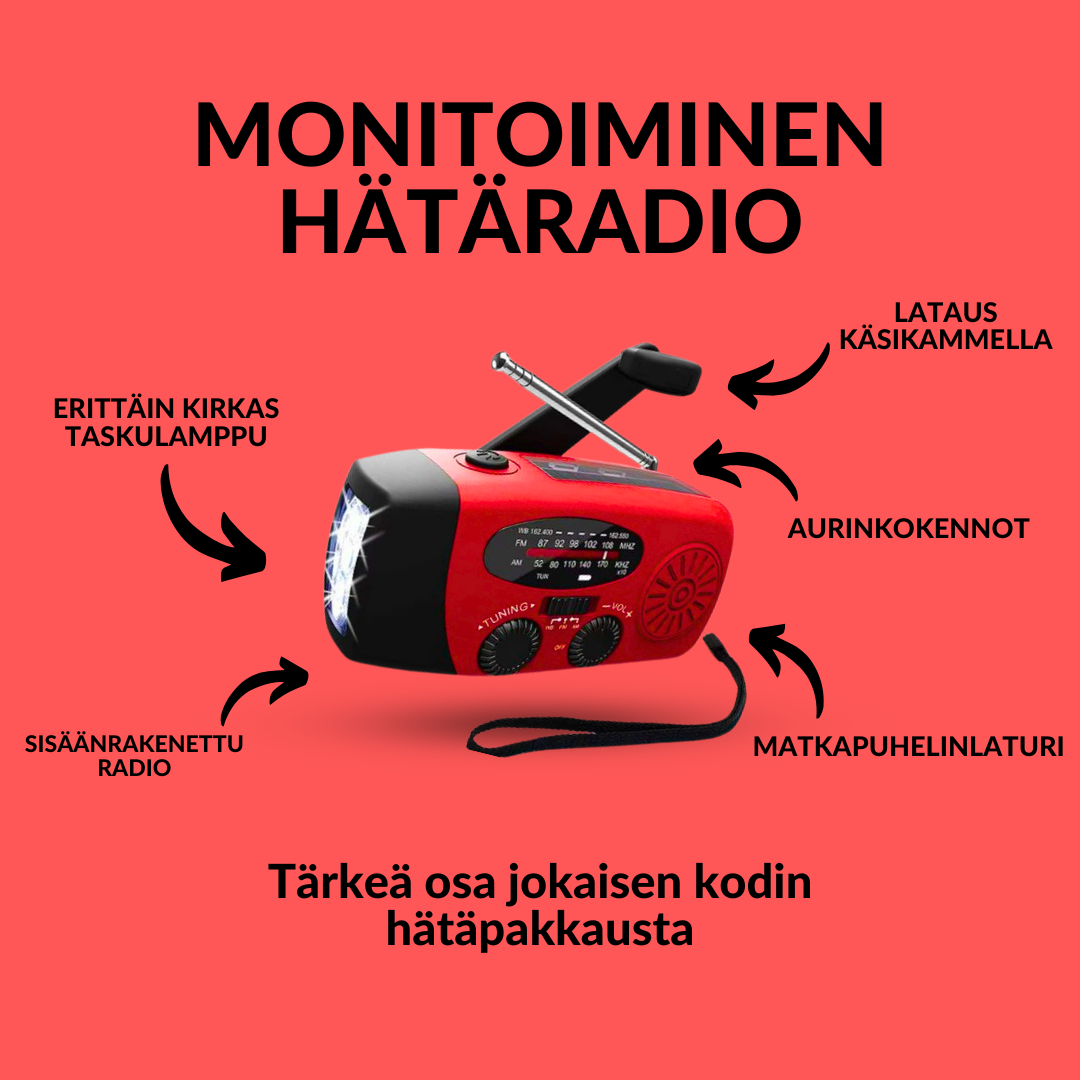 Monitoiminen hätäradio
