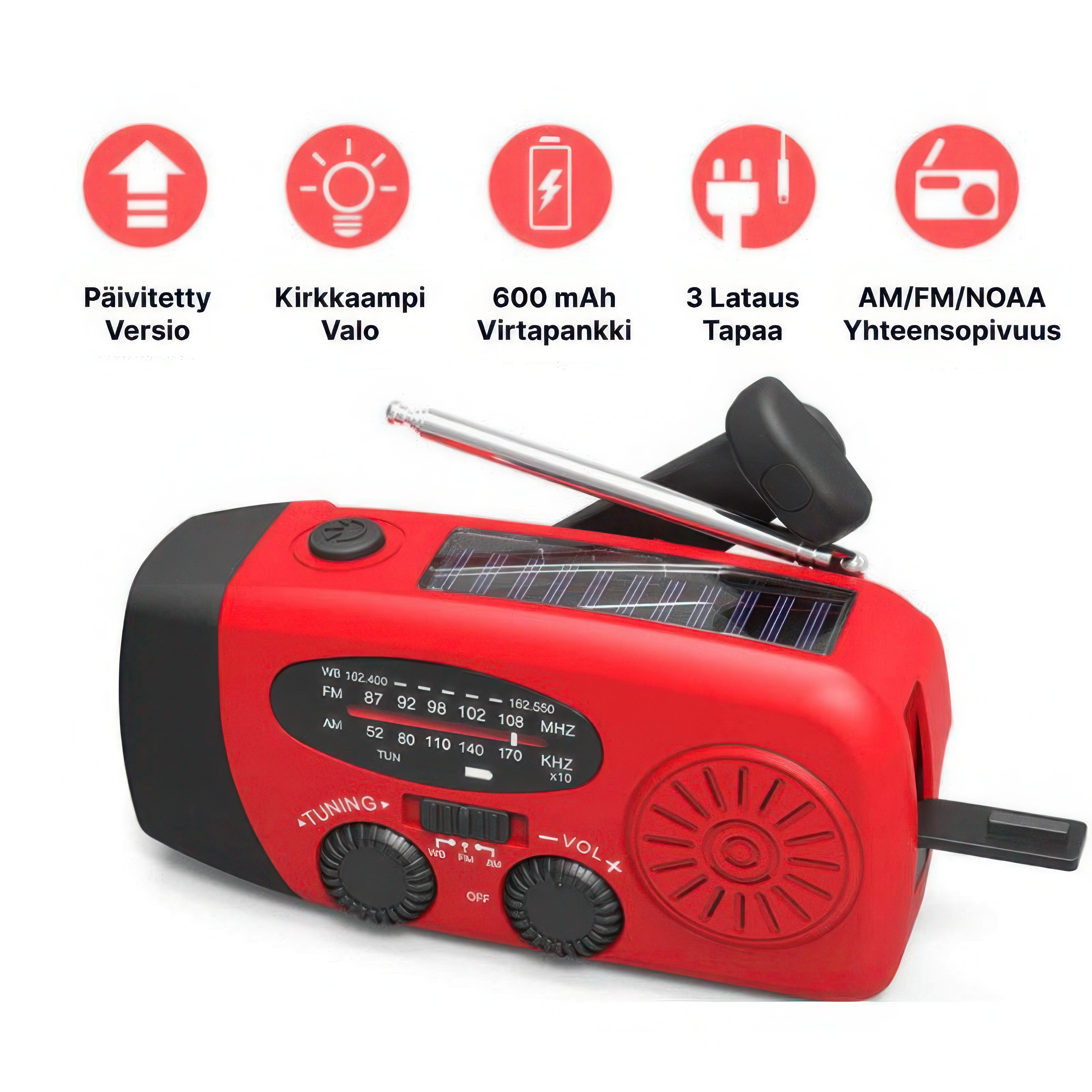 Monitoiminen hätäradio