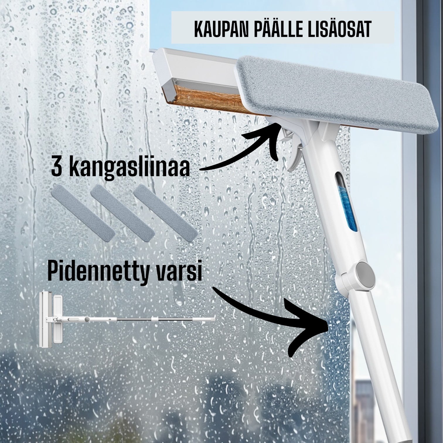 KirkasNäkymä™ – Ikkunapyyhin